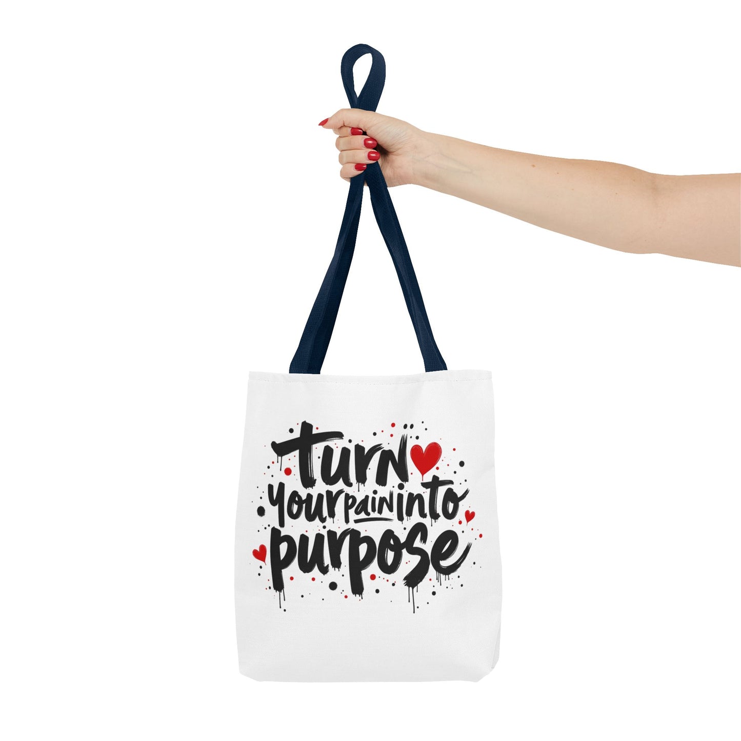Enneagram 4 Inspirational Tote Bag, Turn Your Pain Into Purpose, Enneagram Type 4, Self Growth, Personality Types