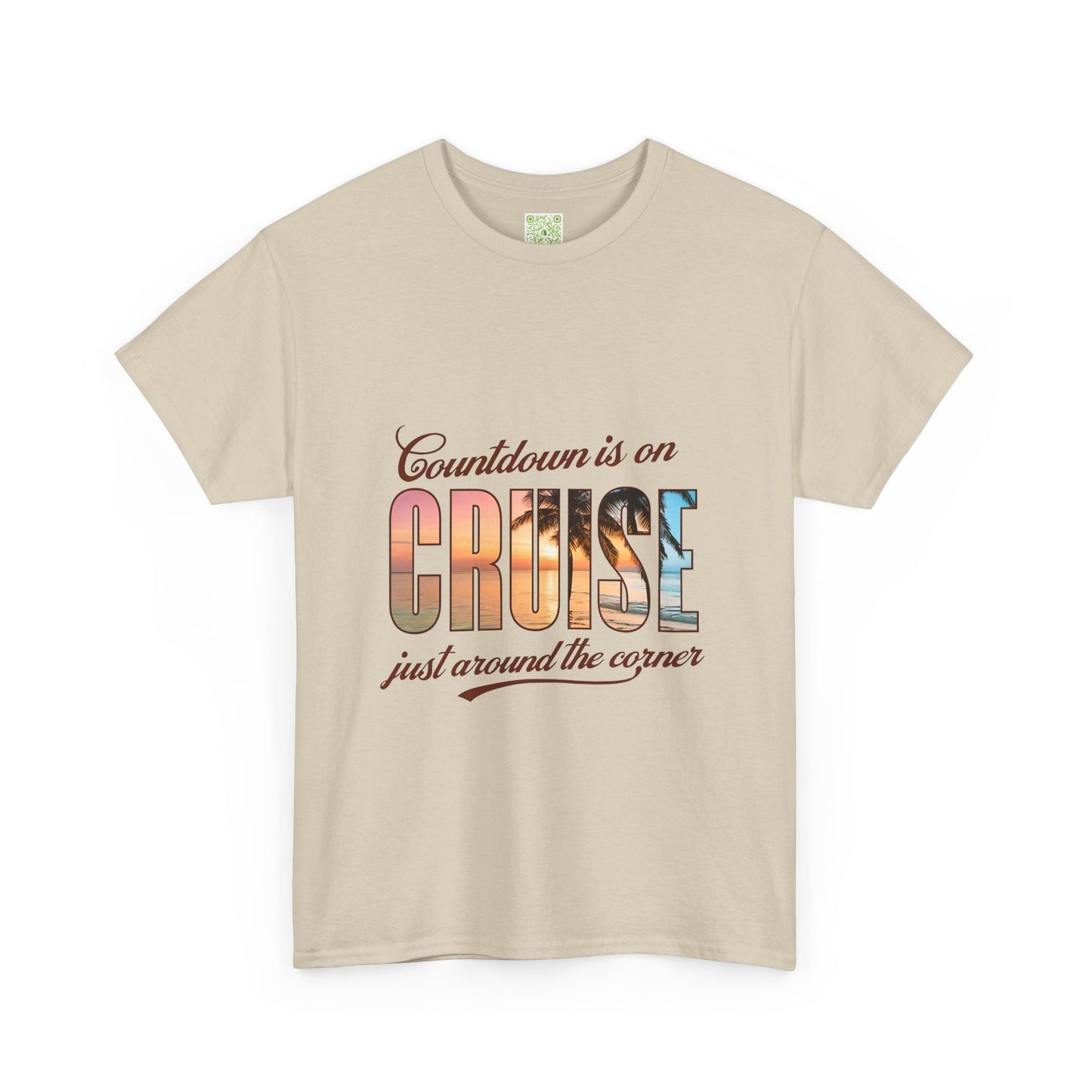 Cruise Countdown Heavy Cotton Tee, Cruise Squad 2025 Shirt, Family Vacation 2025 Tee, Family Cruise Shirt, Custom Travel Shirt