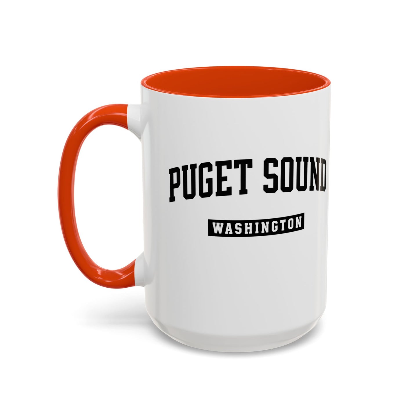 Seattle, Tacoma, Puget Sound Washington Accent Coffee Mug, Tacoma, Puget Sound Gift, Puget Sound WA, Washington Souvenir, Puget Sound Mug