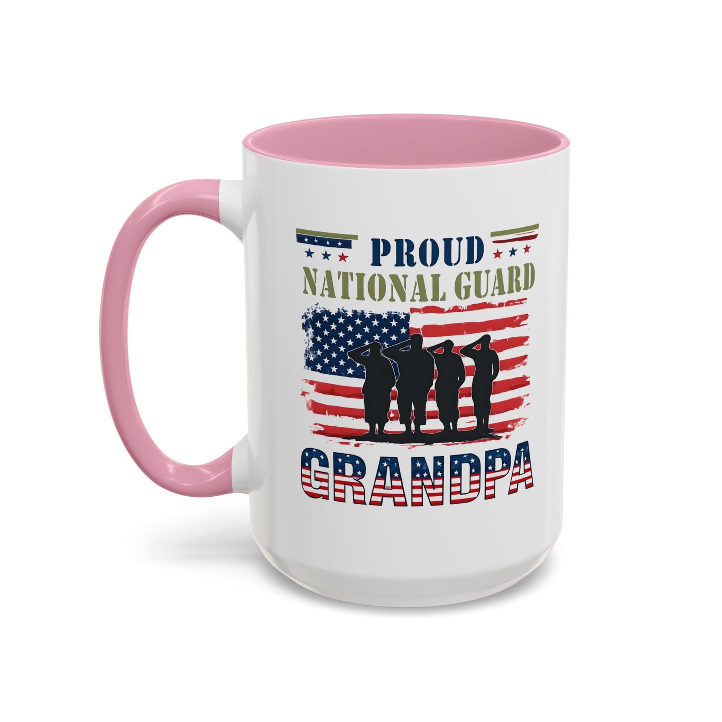 National Guard, Proud Grandpa Coffee Mug, Veteran Appreciation, Gift for Heroes, Military Family Gift