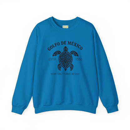 Stay Salty and Resist Turtle Sweatshirt, Gulf of Mexico, Democrat Tee, Resistance Shirt, Social Justice