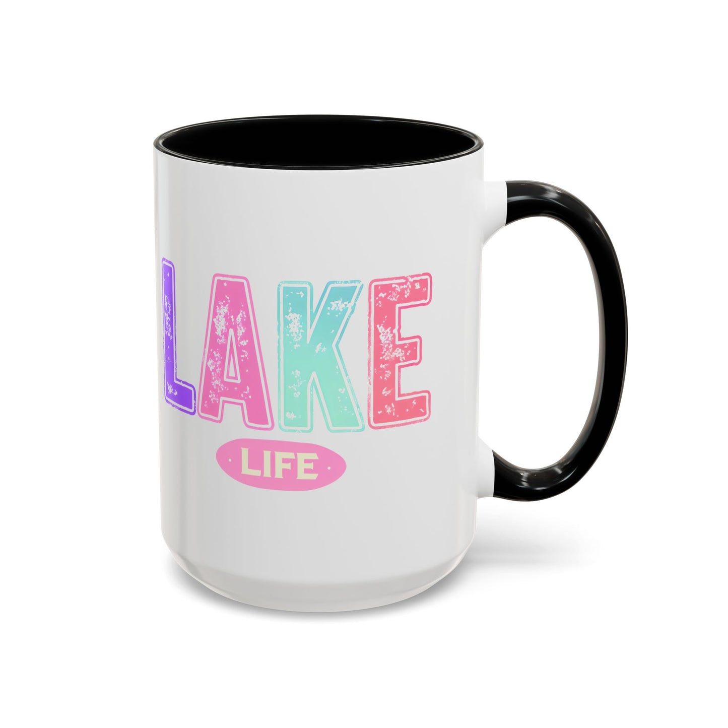 Lake Life Accent Coffee Mug, Great Lakes Mug, Michigan Gifts, Lake Vibes, Modern Mug, Lake House Gifts, Lakehouse Decor