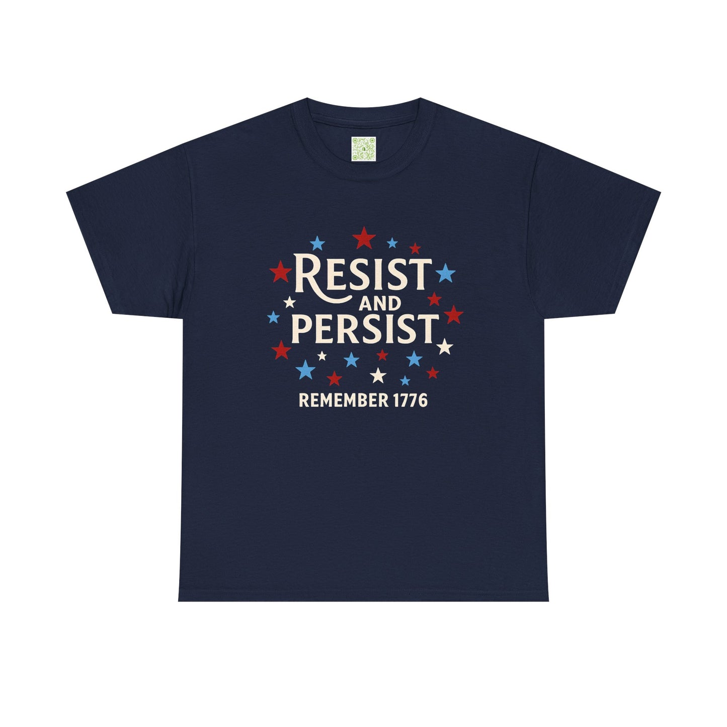 Resist and Persist Tee, Unisex Cotton, Fourth of July Shirt, Memorial Day Shirt, Patriotic Shirt, Freedom Shirt, USA Flag Tee
