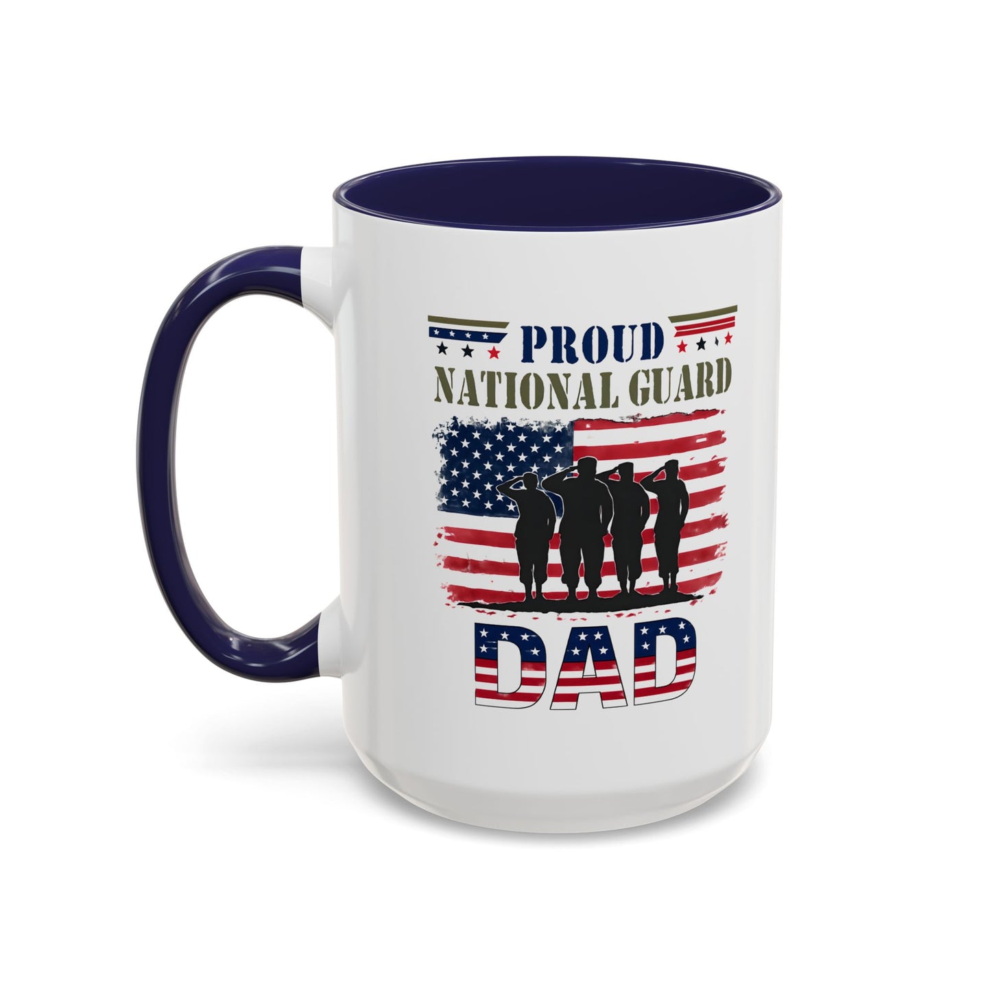 Proud National Guard Dad Coffee Mug, Army National Guard, Veteran Appreciation, Military Family Gift, Gift For Heroes