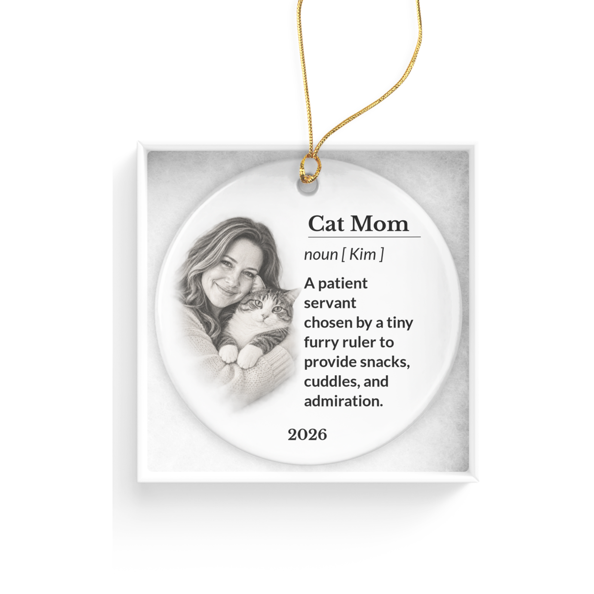 Personalized Dog Ornament, Ceramic Ornament, Personalized Christmas Ornament, Pet Ornament, Pet Christmas Ornament, Custom Pet Ornament