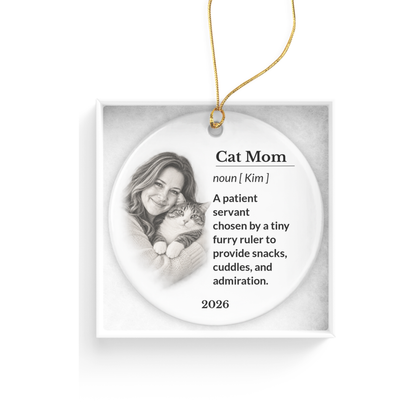 Personalized Dog Ornament, Ceramic Ornament, Personalized Christmas Ornament, Pet Ornament, Pet Christmas Ornament, Custom Pet Ornament