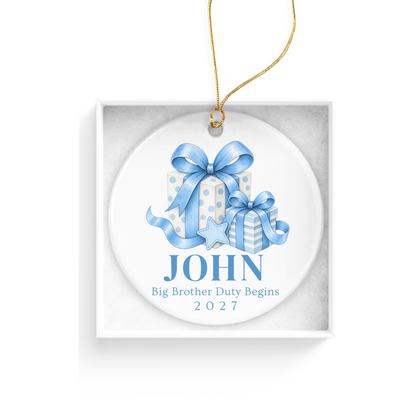 DESIGN E - Expecting & Pregnancy Announcement ornament