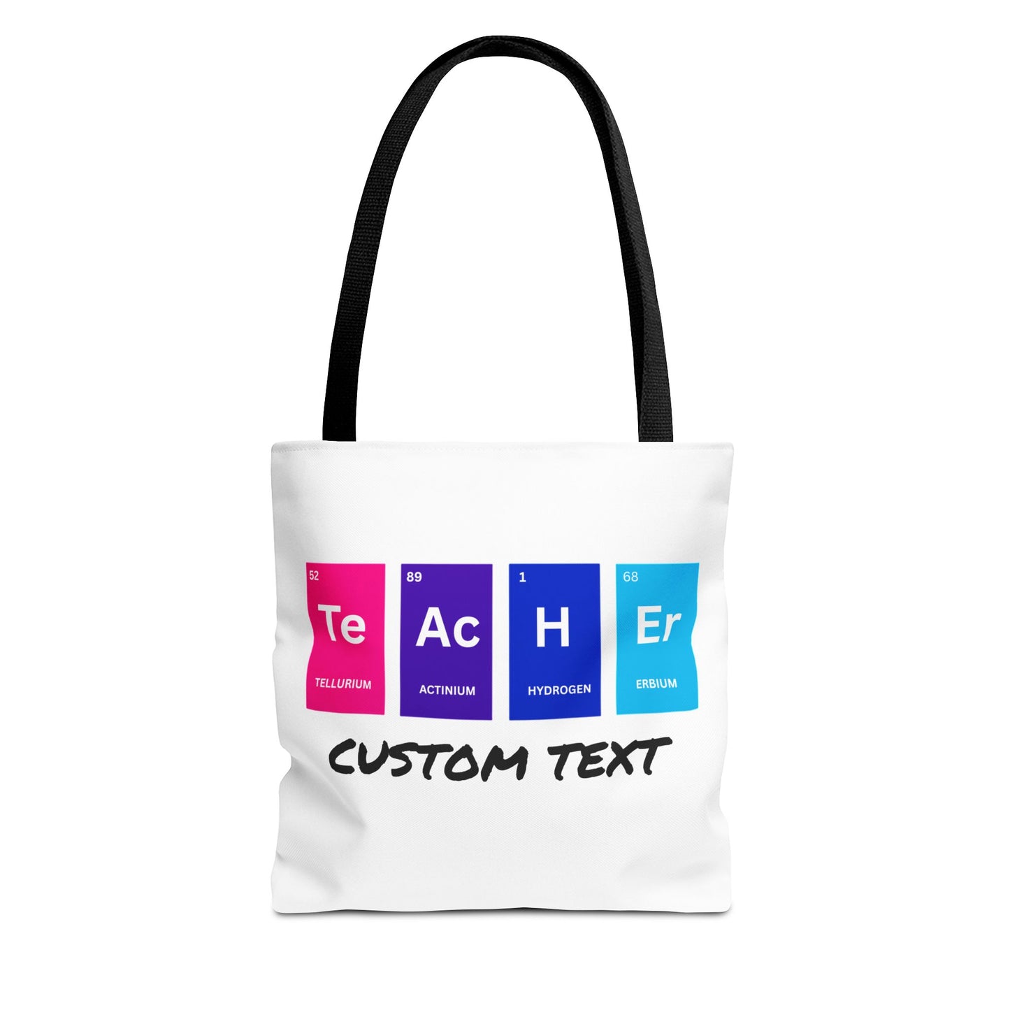 Personalized Science Teacher Tote, Periodic Table Tote, Chemist Tote, Chemistry Teacher, Science Gift, Teacher Appreciation