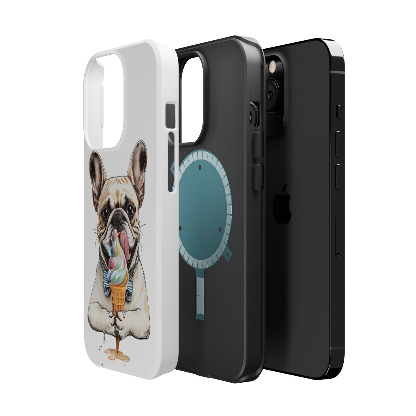 French Bulldog iPhone Case, Ice Cream Phone Case, Frenchie Mom Gift, Dog Phone Case, French Bulldog Lover Gift