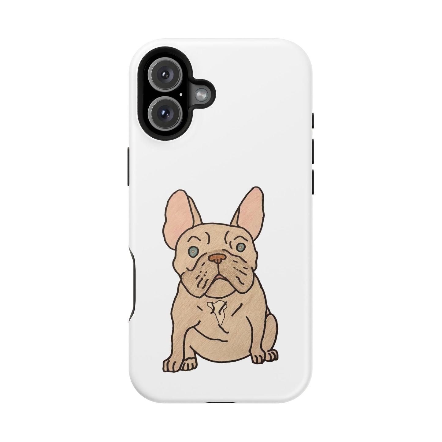 French Bulldog Magnetic Tough Case, Cute Pet Phone Cover, Dog Lover Gift, MagSafe Phone Protector, Unique Phone Accessory