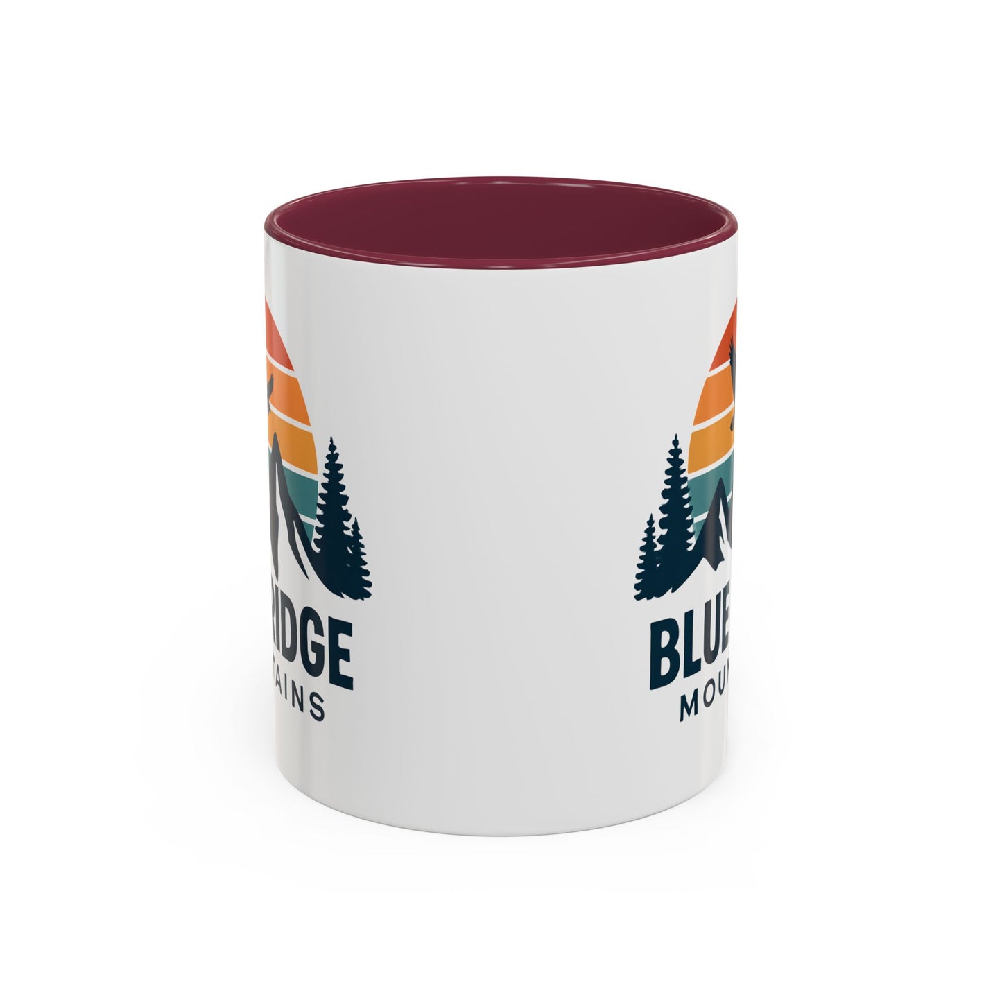 Blue Ridge Mountains, One Happy Camper, Accent Coffee Mug, Blueridge Mug, Blue Ridge Parkway, Camping Coffee Mug, Camping Gift