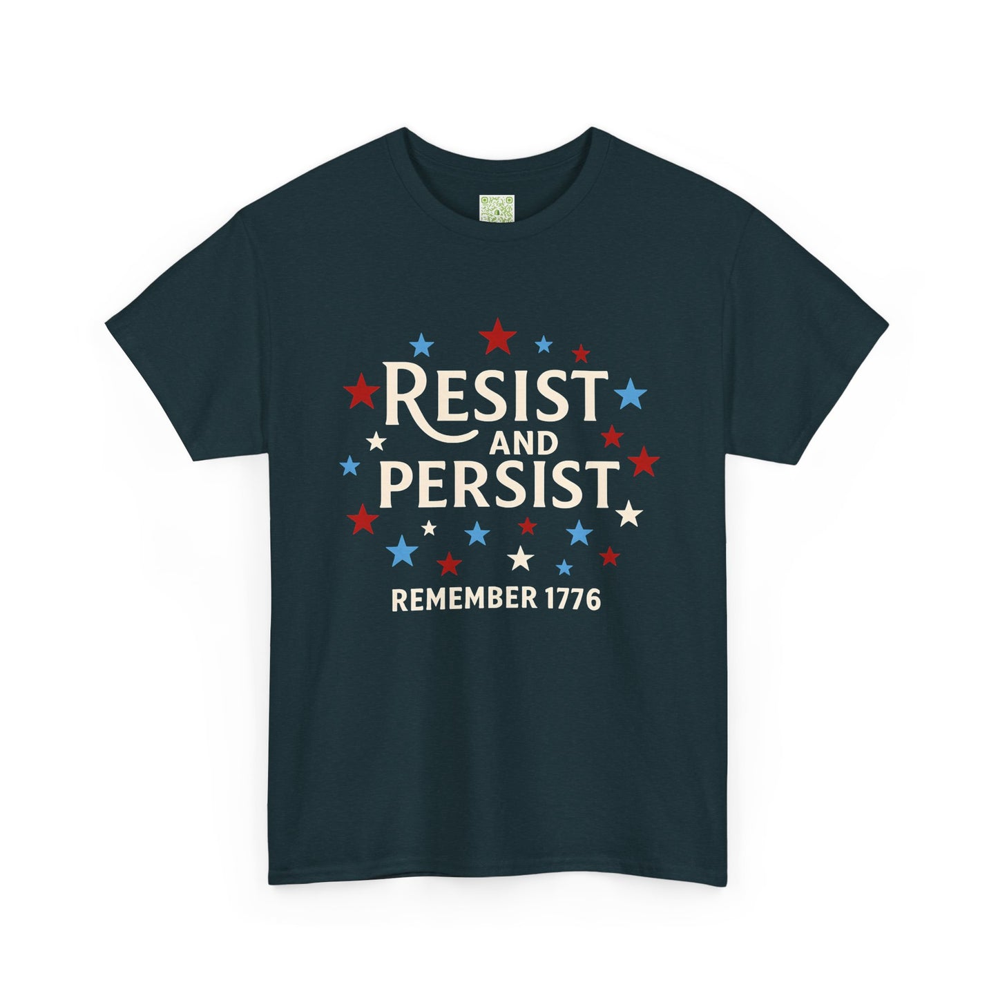 Resist and Persist Tee, Unisex Cotton, Fourth of July Shirt, Memorial Day Shirt, Patriotic Shirt, Freedom Shirt, USA Flag Tee