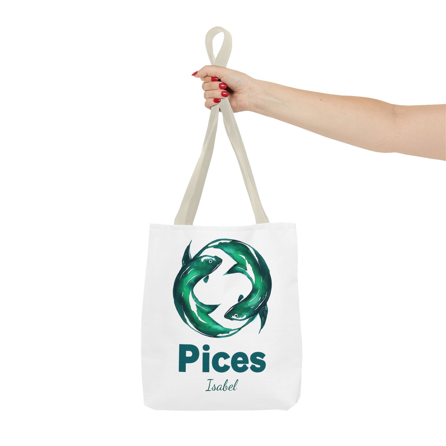 Pices Zodiac Personalized Tote Bag - Astrology Inspired, Gift for Taurus, Festival Tote, Astrology Lover's Bag, Horoscope Gift