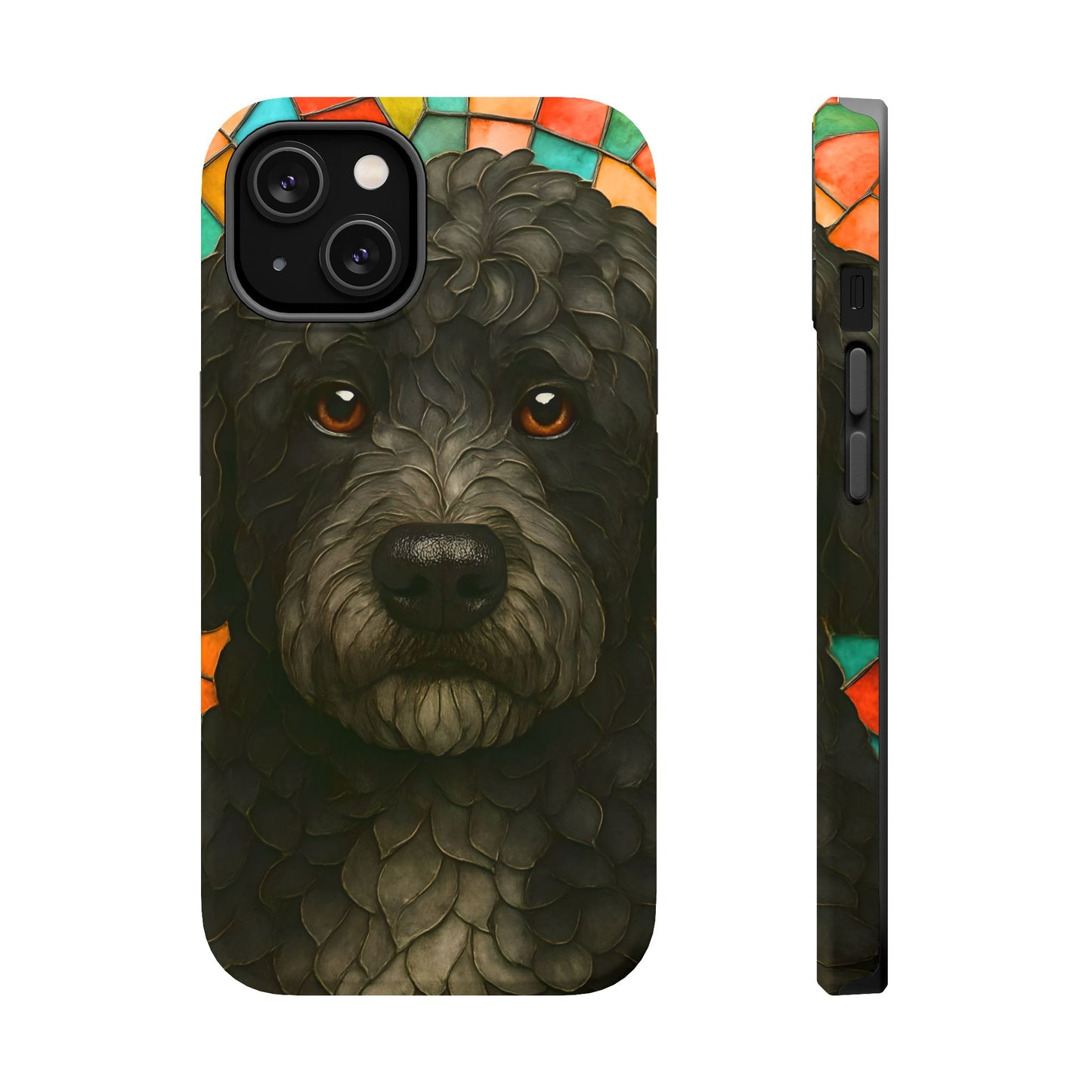Portuguese Water Dog Mosaic Phone Case, Dog iPhone Case, Portie Dog Phone Case, Dog Lover Gift, Dog Phone Accessory