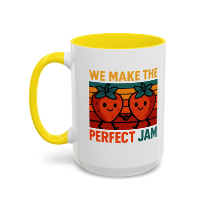 Humorous Strawberry Jam Coffee Mug, Summer Vibes Mug, Strawberry Mug, Food Humor Mug, Hilarious Mug, Gift Idea