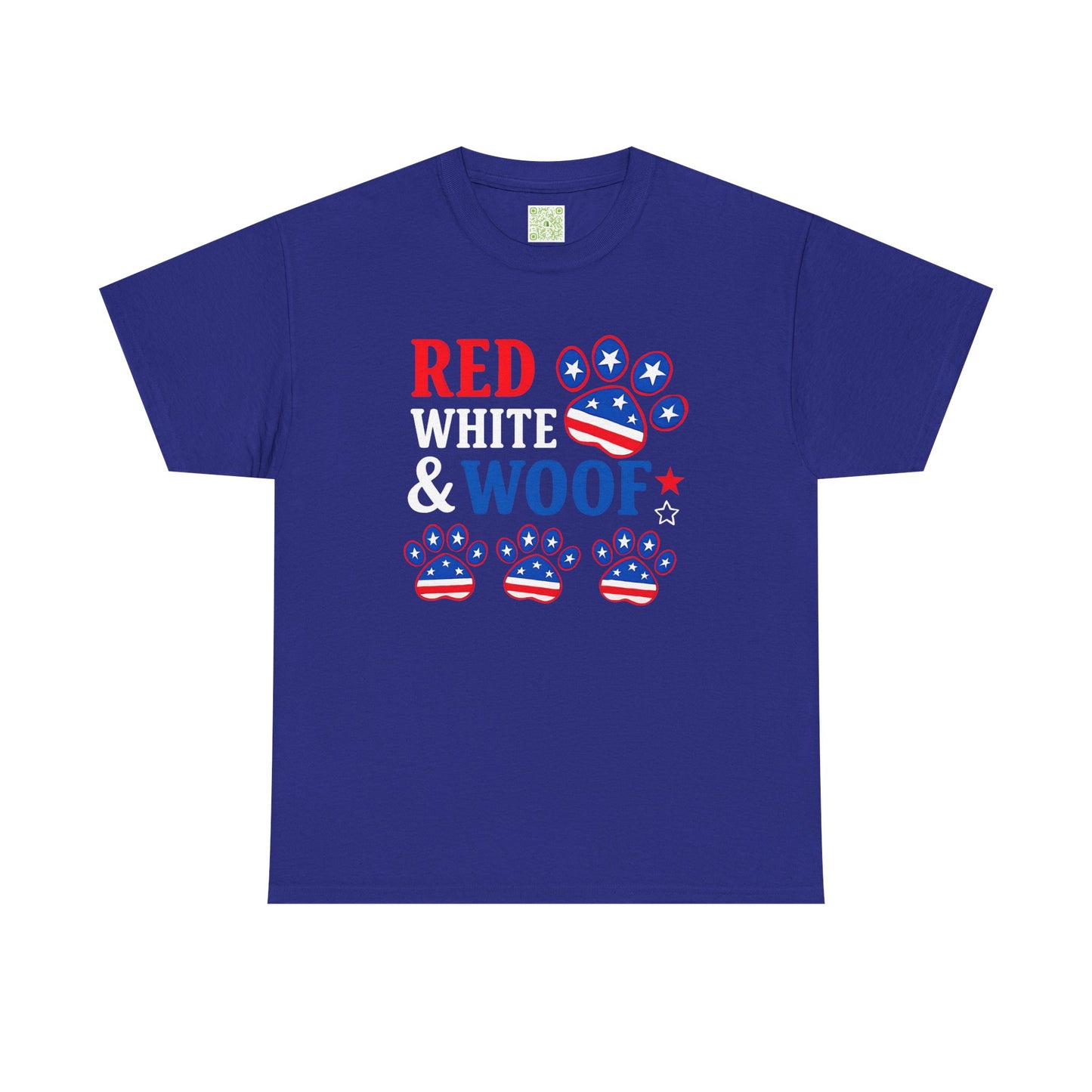 Patriotic Dog Lover Tee, USA Dogs Shirt, Red White & Woof, Fourth of July Shirt, American Shirt, Dog Lovers Gift