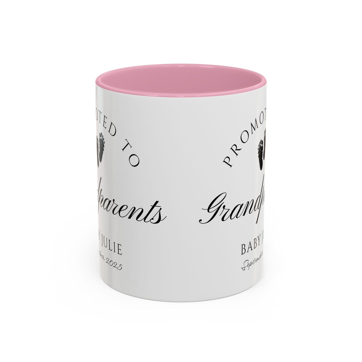 Promoted to Grandparents Mug, Pregnancy Announcement Coffee Cup, Baby Reveal Gift, New Grandparent Mug, Personalized Baby Announcement