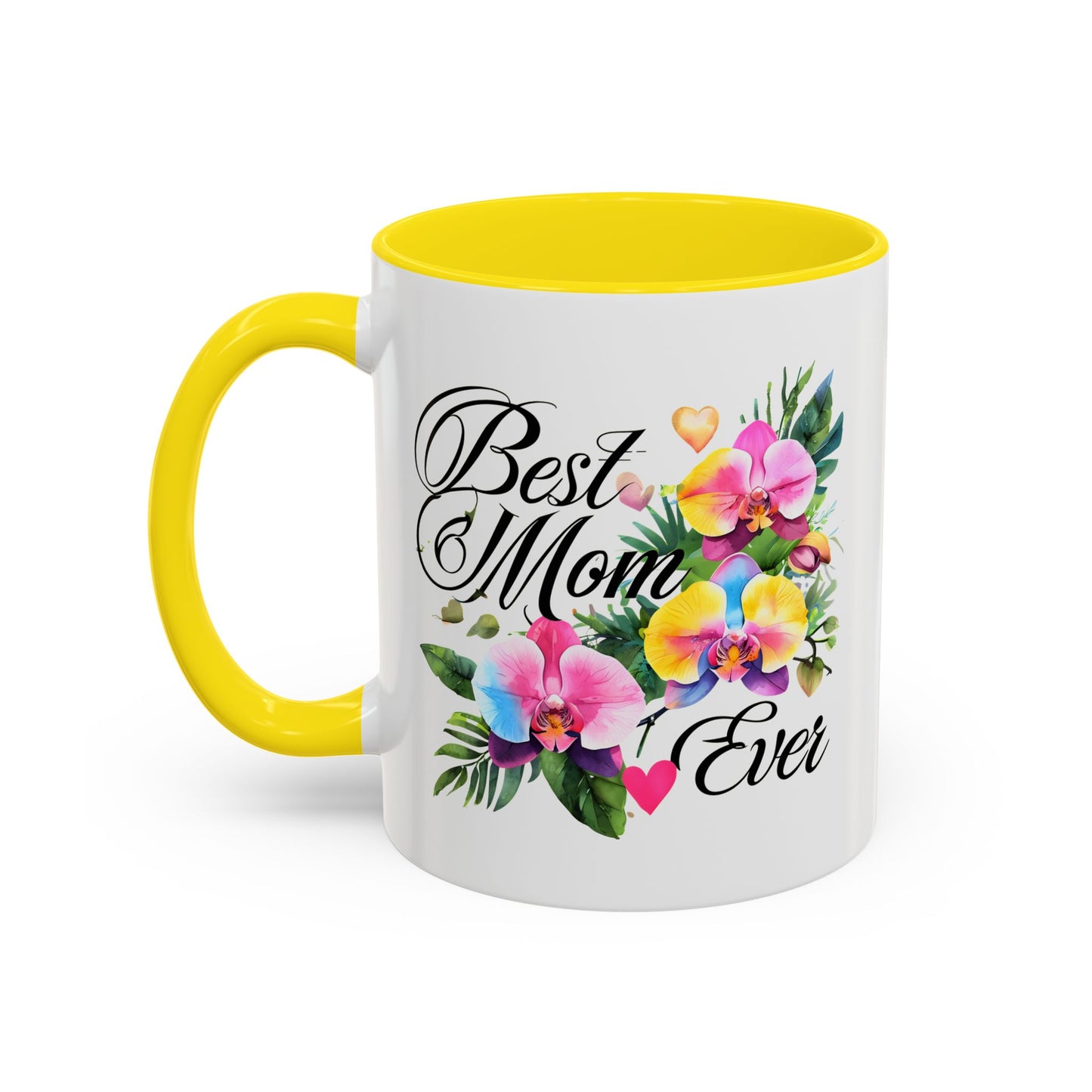 Floral Best Mom Coffee Mug, Vibrant Tea Mug for Mom, Unique Mother's Day Gift, Appreciation Gift for Her
