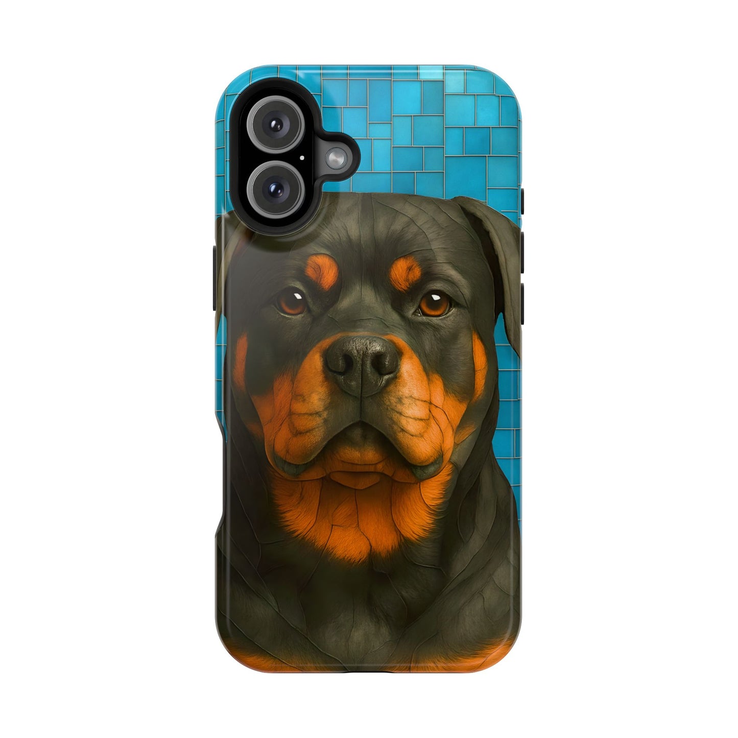 Rottweiler Mosaic Phone Case, Rottie Mama Phone Cover, Rottweiler Mama Gift, Dog Lover Gift, iPhone Dog Case
