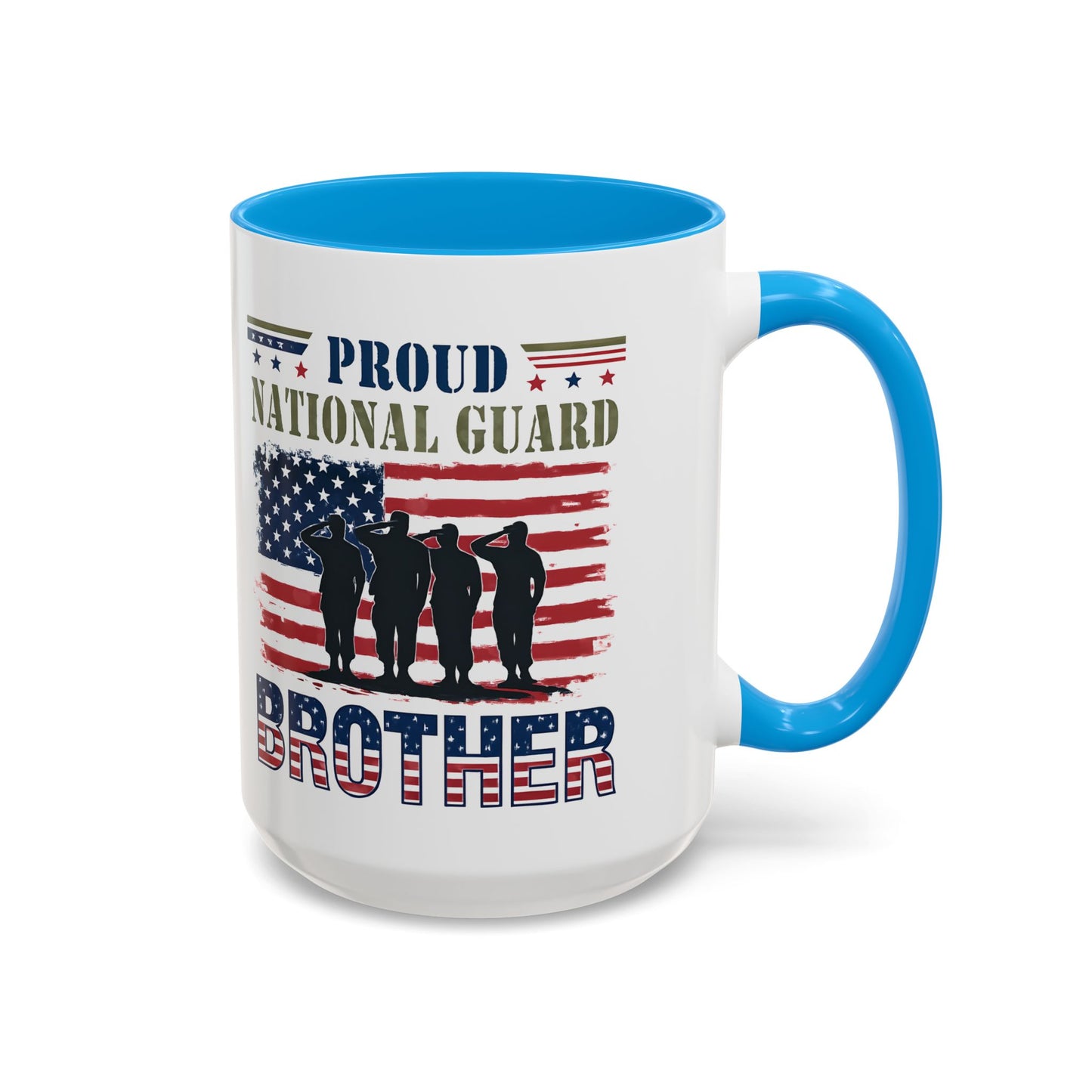 National Guard, Proud Brother Coffee Mug, Veteran Appreciation Mug, Military Family Gift, Army Gifts, Tactical Gifts