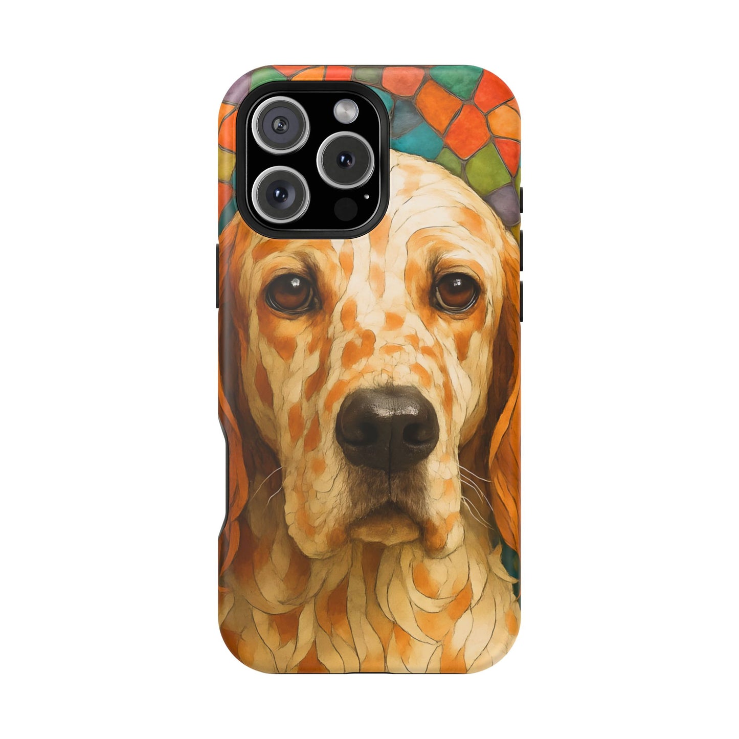 English Setter Mosaic Phone Case, Irish Setter, Dog Phone Case, iPhone Dog Case, Dog iPhone Case, Dog Lover Gift