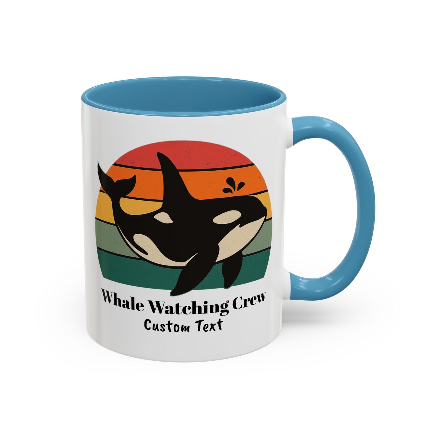 Personalized Orca Whale Coffee Mug, Whale Watching Mug, Whale Gifts, Alaskan Cruise, Blue Whale, Beluga Whale, Maui Excursion