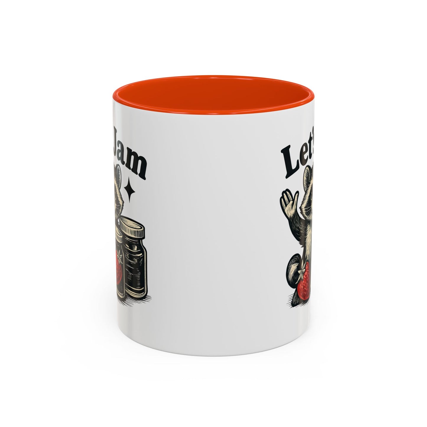 Racoon Mug, Racoon Gifts, Let's Jam Coffee Mug, Strawberry Mug, Cute Summer Mug, Raccoon Strawberry Mug, Funny Raccoon Mug, Trending Now