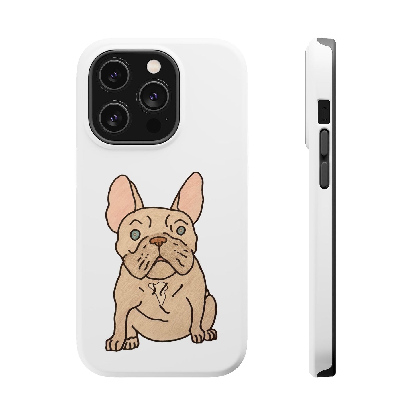 French Bulldog Magnetic Tough Case, Cute Pet Phone Cover, Dog Lover Gift, MagSafe Phone Protector, Unique Phone Accessory