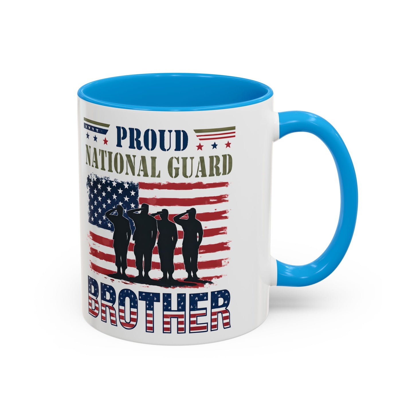 National Guard, Proud Brother Coffee Mug, Veteran Appreciation Mug, Military Family Gift, Army Gifts, Tactical Gifts