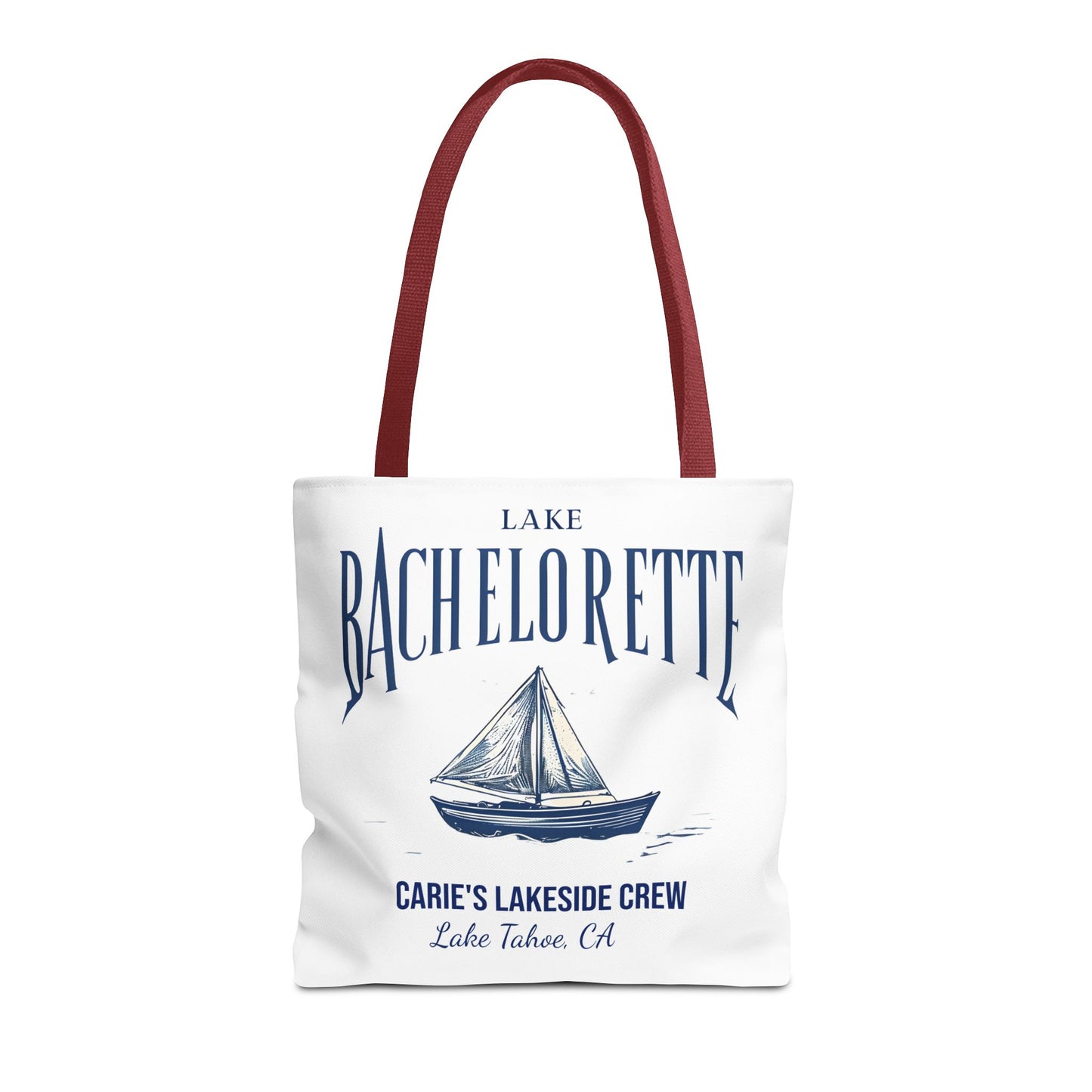 Let's Get Nauti Personalized Tote Bag, Bride Tote Bag, Bridesmaid Tote Bag, Hen Party Favors, Bride Tribe, Lake Bachelorette