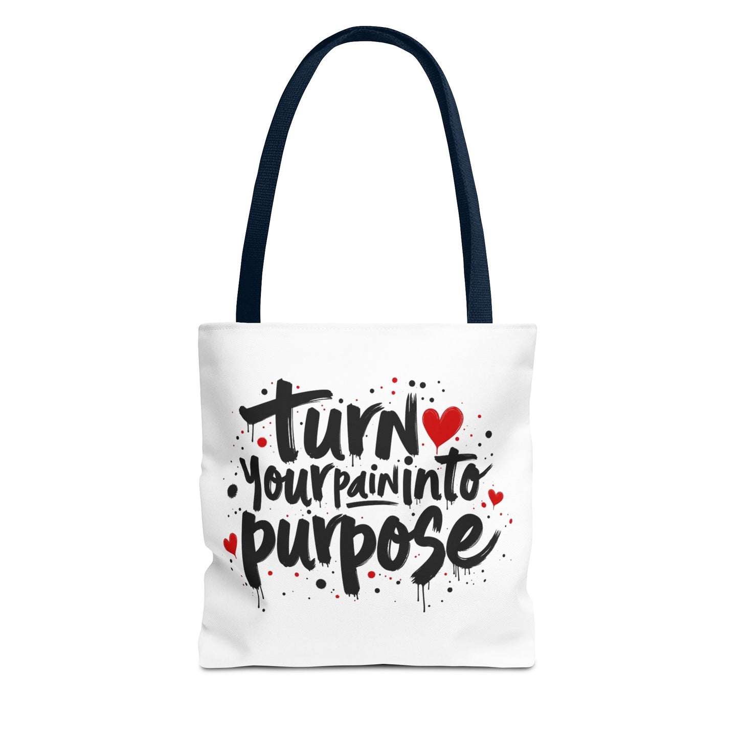 Enneagram 4 Inspirational Tote Bag, Turn Your Pain Into Purpose, Enneagram Type 4, Self Growth, Personality Types