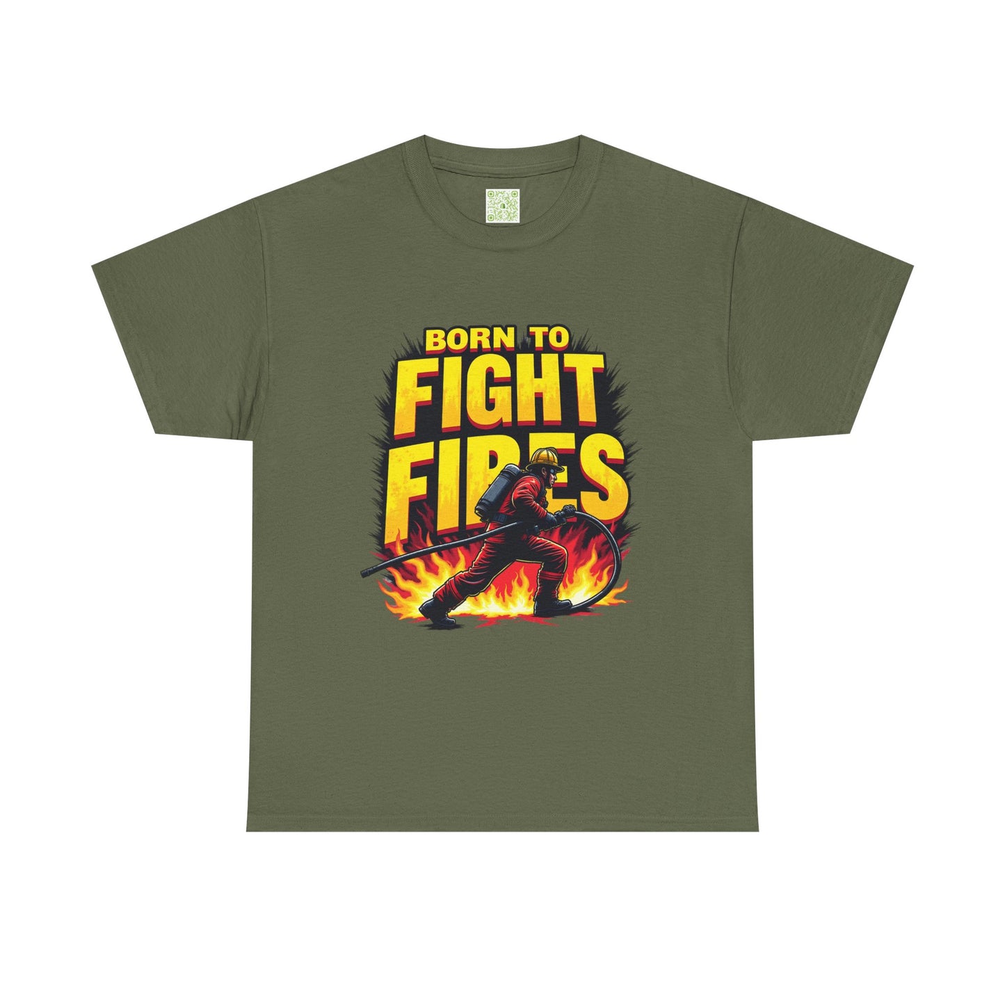 Firefighting Born to Fight Fires Shirt, Firefighter Graphic Tee, Born to Fight Fires Shirt, Unisex Firefighter Gift, First Responder Apparel