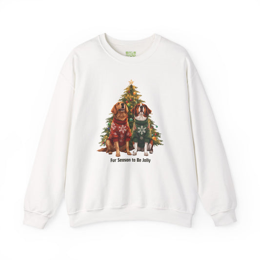 Festive Pet Sweatshirt - Perfect for Holidays, Dog Lovers, Cozy Gatherings, Gift for Pet Parents, Casual Winter Wear