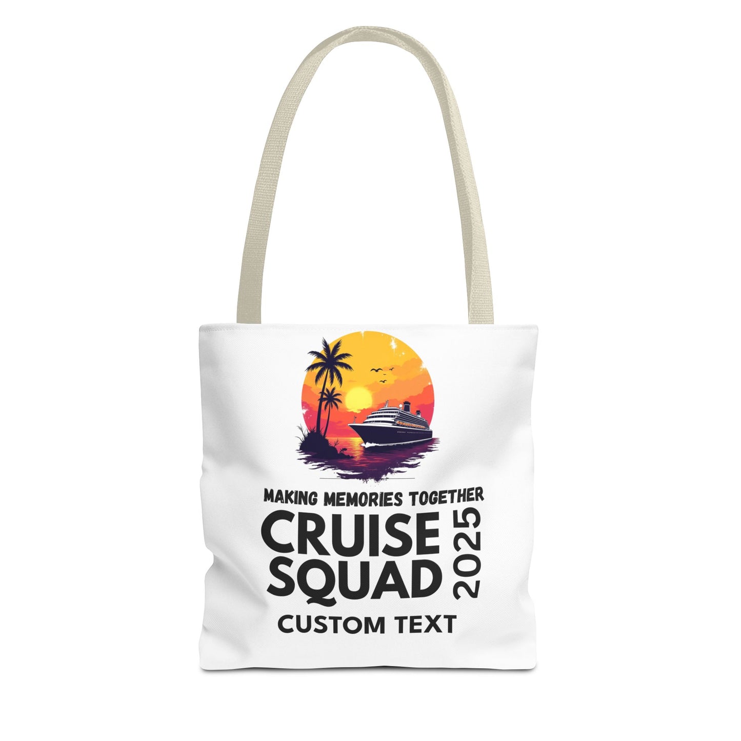 Personalized Cruise Squad Tote Bag, Family Cruise 2025, Matching Tote Bag, Vacation Tote, Family Vacation 2025, Cruise Bag