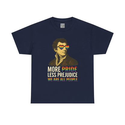 Pride Month Graphic Tee, More Pride Less Prejudice, Queer Shirt, Trans Shirt, Lesbian Shirt, LGBT Pride Outfit, pridemonth, Gay Pride