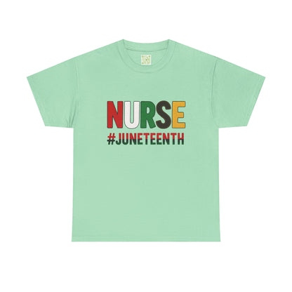 Juneteenth Nurse Unisex Tee, Celebrate Freedom, Black History Shirt, African American Pride, Black Culture Shirt