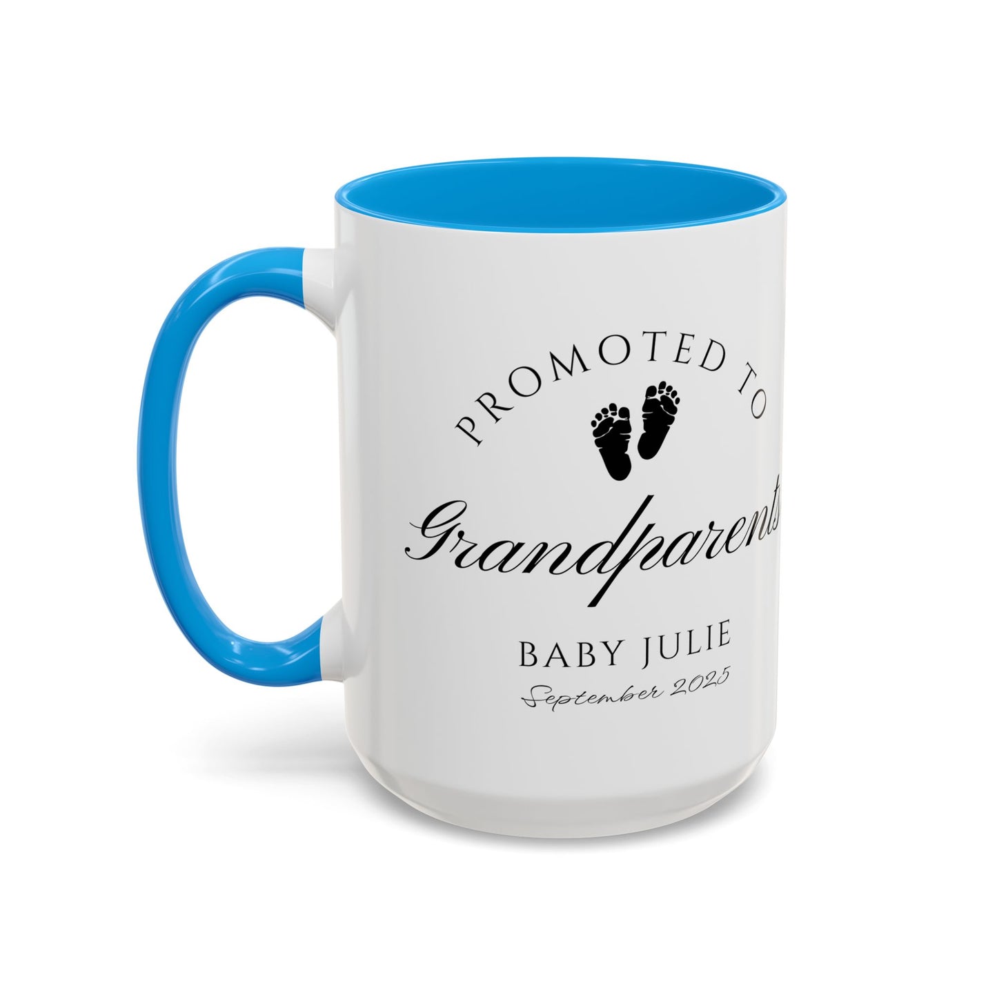 Promoted to Grandparents Mug, Pregnancy Announcement Coffee Cup, Baby Reveal Gift, New Grandparent Mug, Personalized Baby Announcement