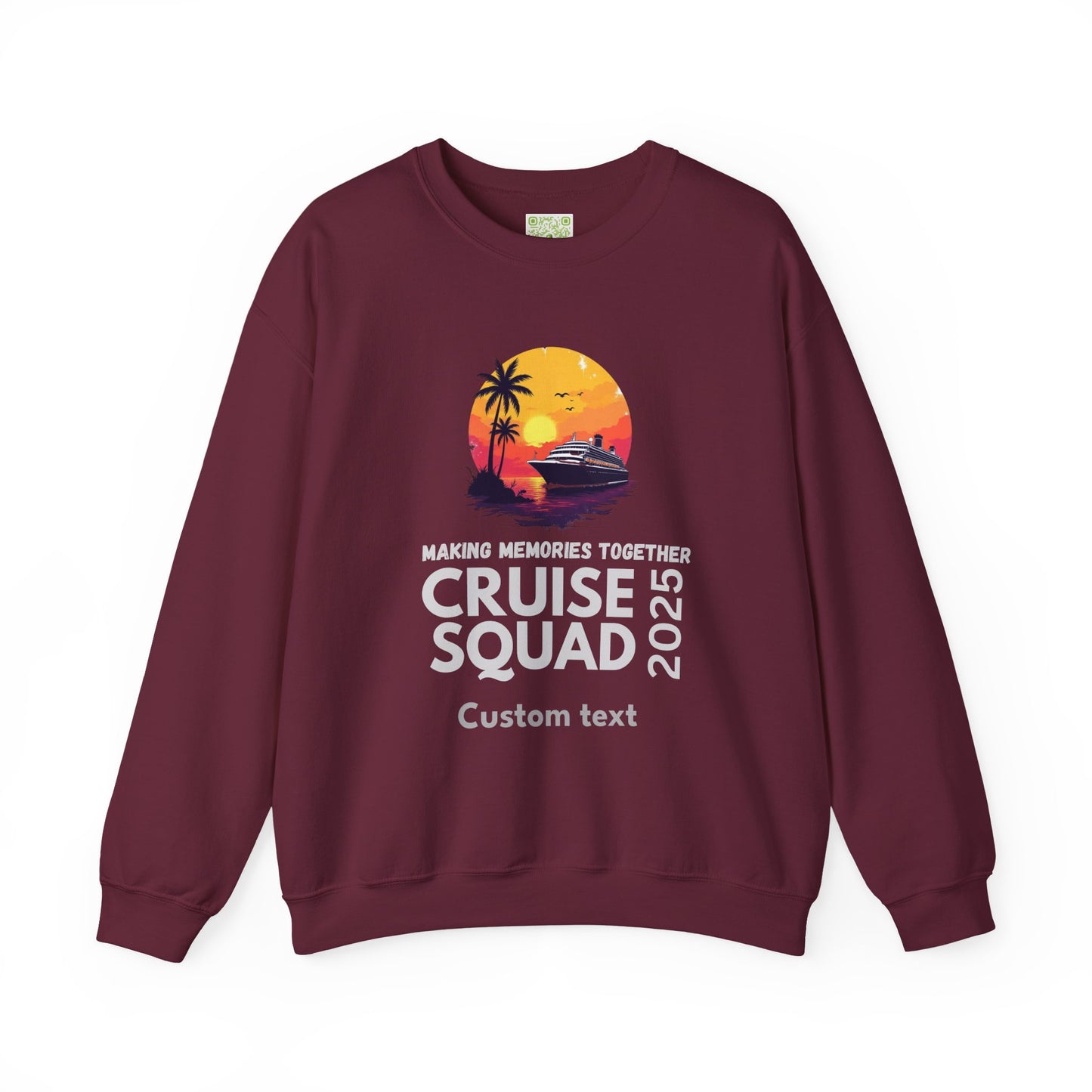 Personalized Cruise Squad 2025 Sweatshirt, 2025 Cruise Sweatshirt, Family Cruise Sweatshirt, Custom Cruise Apparel, Cruise Gifts