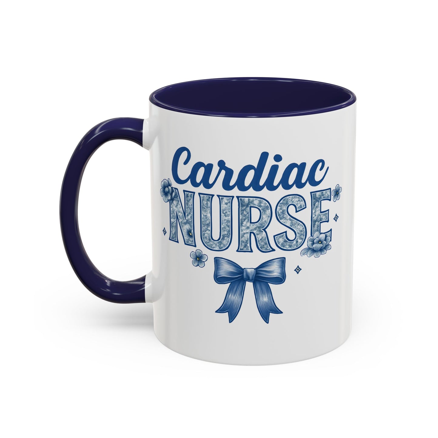 Chinoiserie Nurse Mug, Cardiac Nurse Mug, Cardiac ICU Mug, CVICU Nurse Mug, Cardiology Nurse Gift, Nurse Team Mug