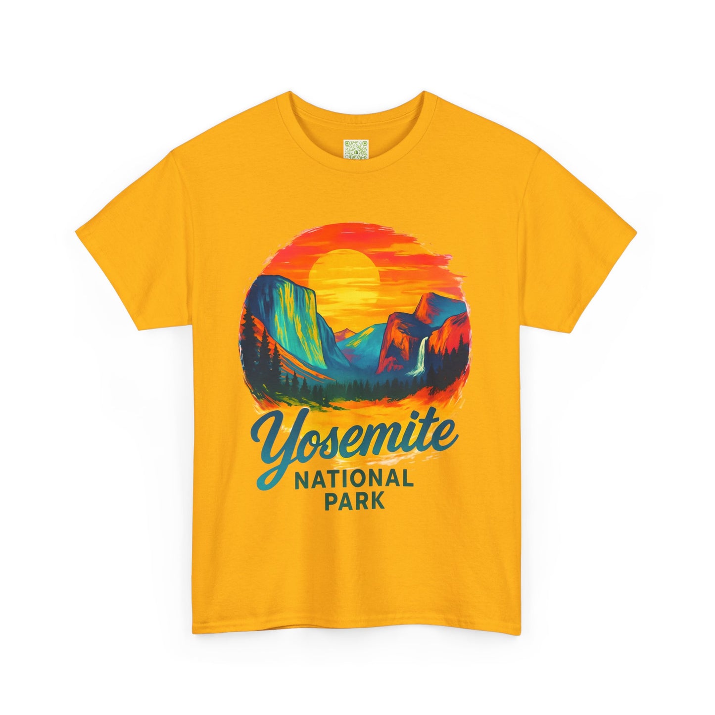 Retro Sunset Yosemite National Park Tee, Yosemite Shirt, Yosemite Gift, Wildflower Yosemite, Yosemite El Capitan