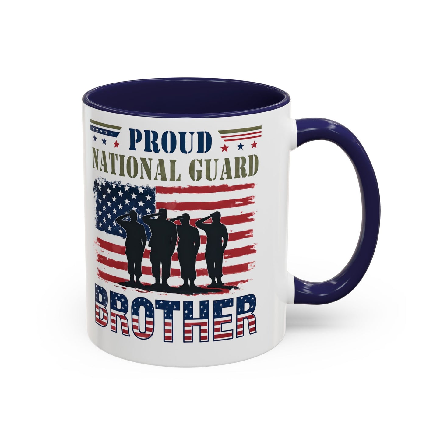 Proud National Guard Brother Coffee Mug, Veteran Appreciation Mug, Military Family Gift, Army Gifts, Tactical Gifts