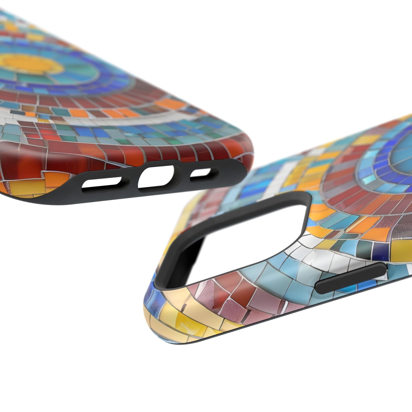 Vibrant Mosaic  iPhone Case - Colorful iPhone Cover, Unique Phone Accessory, MegSafe iPhone cover