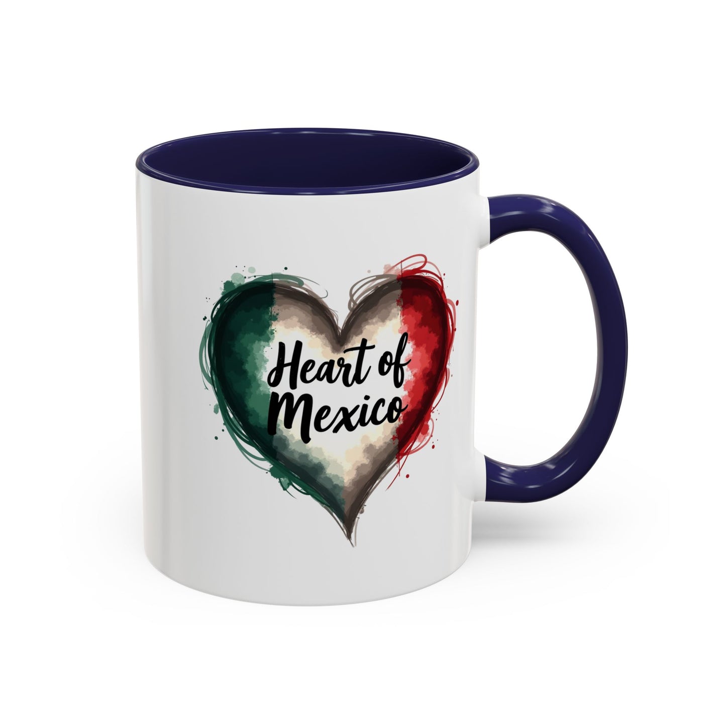 Heart of Mexico Coffee Mug, Hispanic Heritage Mug, Mexican Pride Gift, Immigrant Rights, Mexican Culture, Resistance Mug