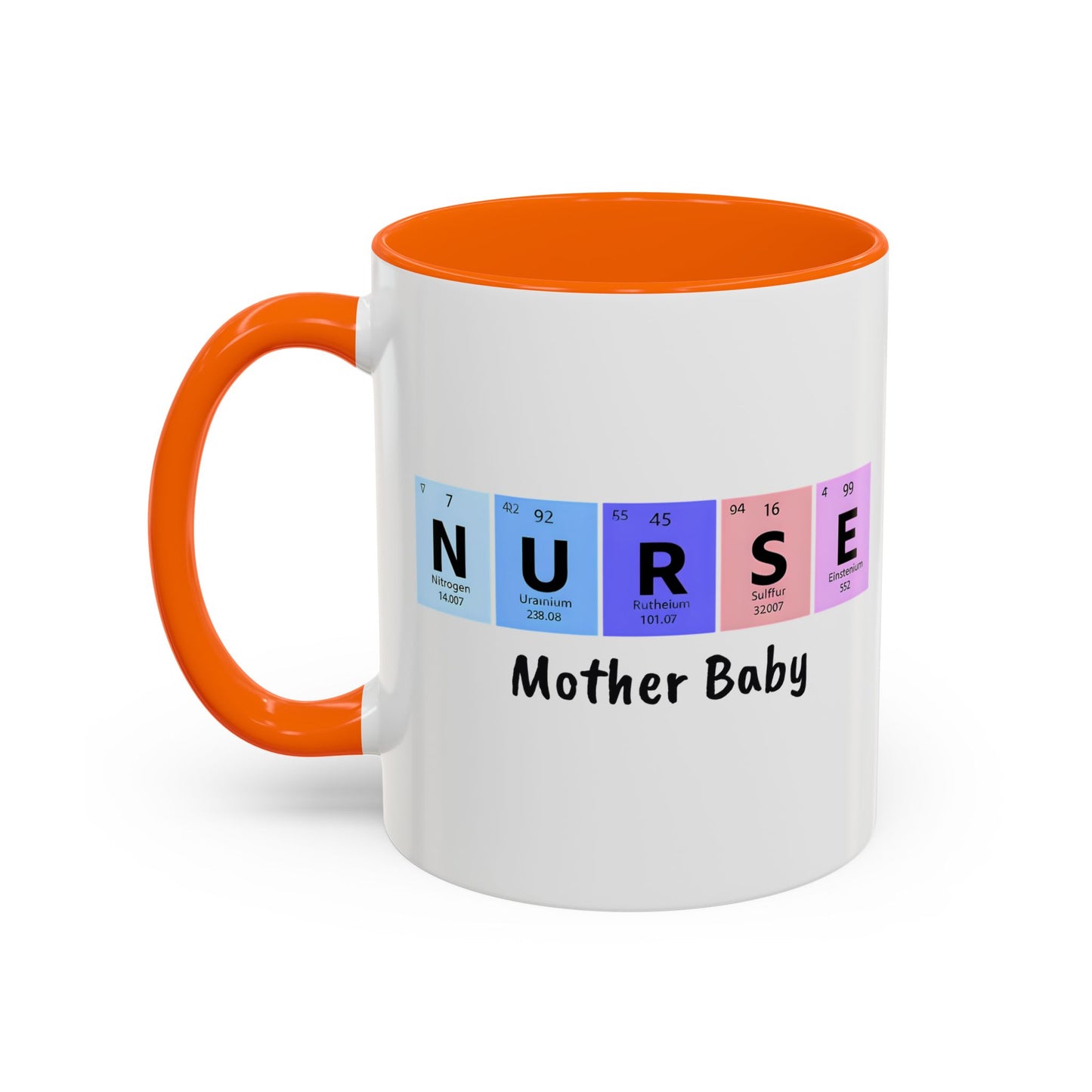 Nurse Mother Baby Coffee Mug, Nurse Practitioner Gift, Labor Delivery Nurse, Postpartum Nurse, Nursery Nurse Mug