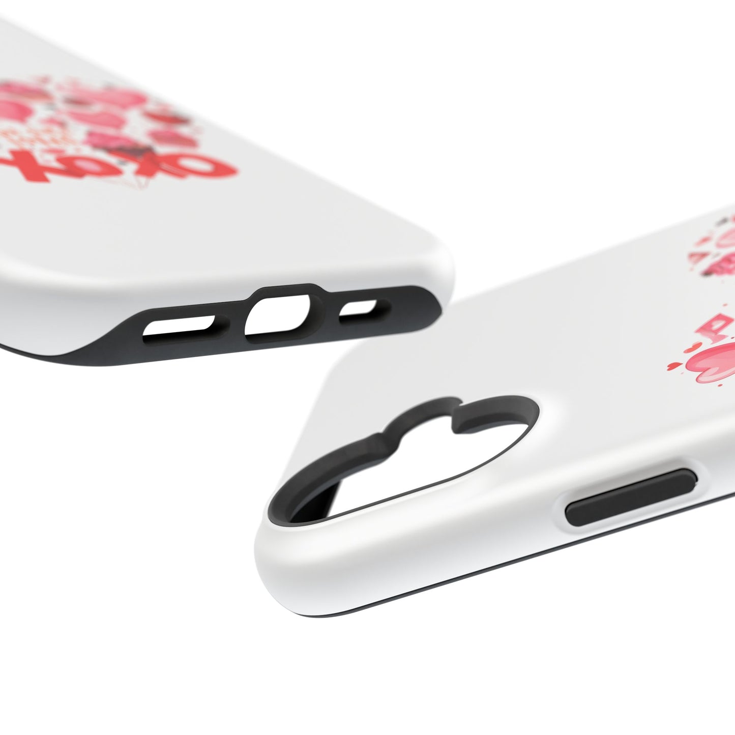 Valentine's Day Magnetic Tough Cases, Cute Phone Cover, Gift for Her, Love Heart Design, Personalizable Tech Accessory