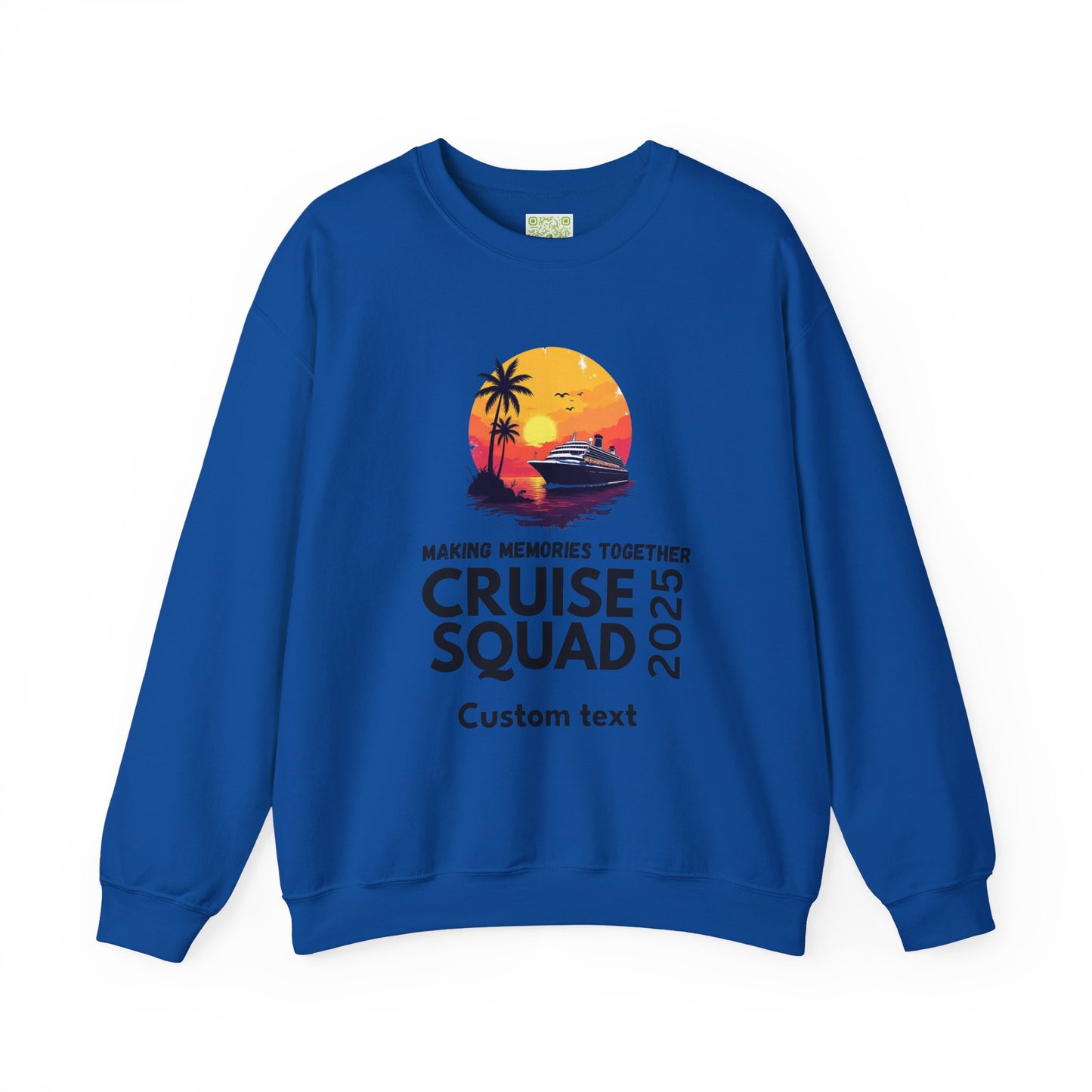 Personalized Cruise Squad 2025 Sweatshirt, 2025 Cruise Sweatshirt, Family Cruise Sweatshirt, Custom Cruise Apparel, Cruise Gifts