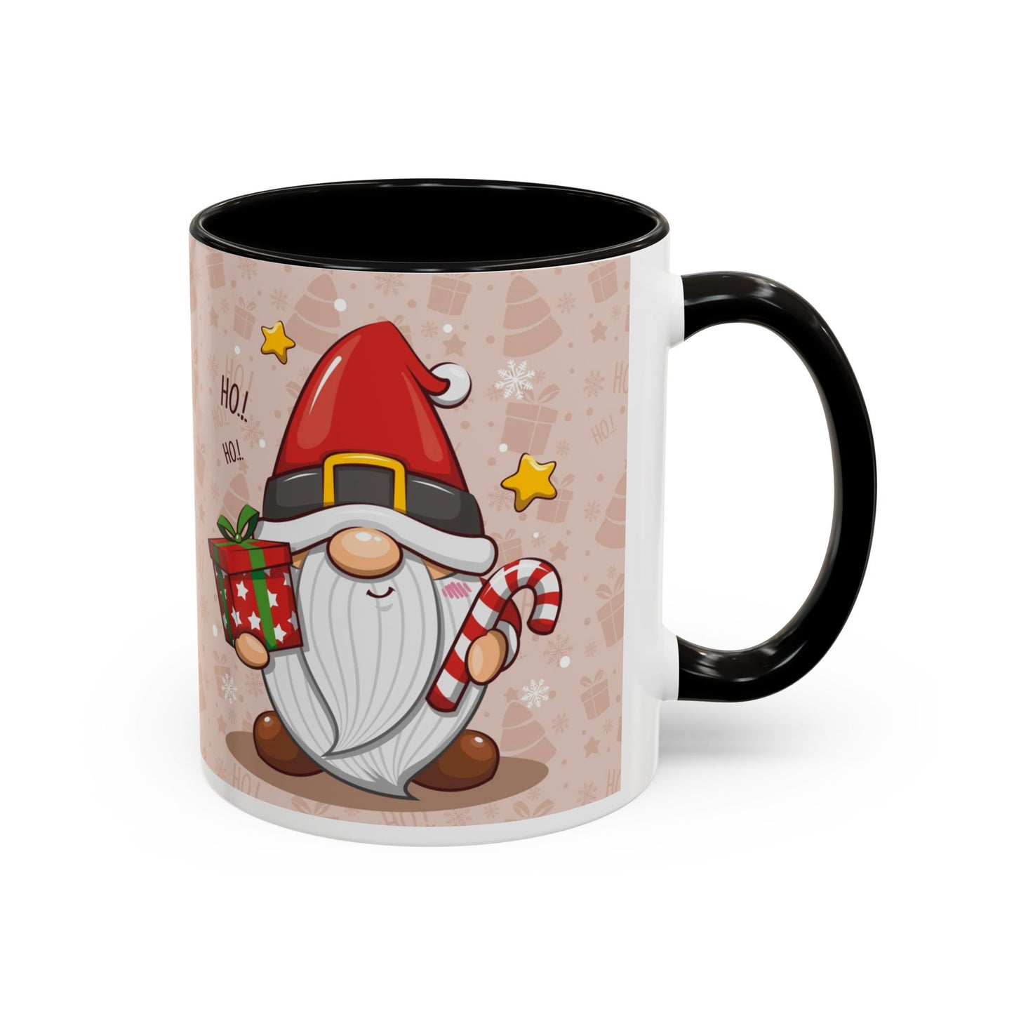 Ho Ho Santa Gnome Christmas Mug, Cute Holiday Coffee Cup, Festive Hot Cocoa Mug, Gnome Lover Christmas Gift, Cozy Winter Drinkware for Holiday Cheer