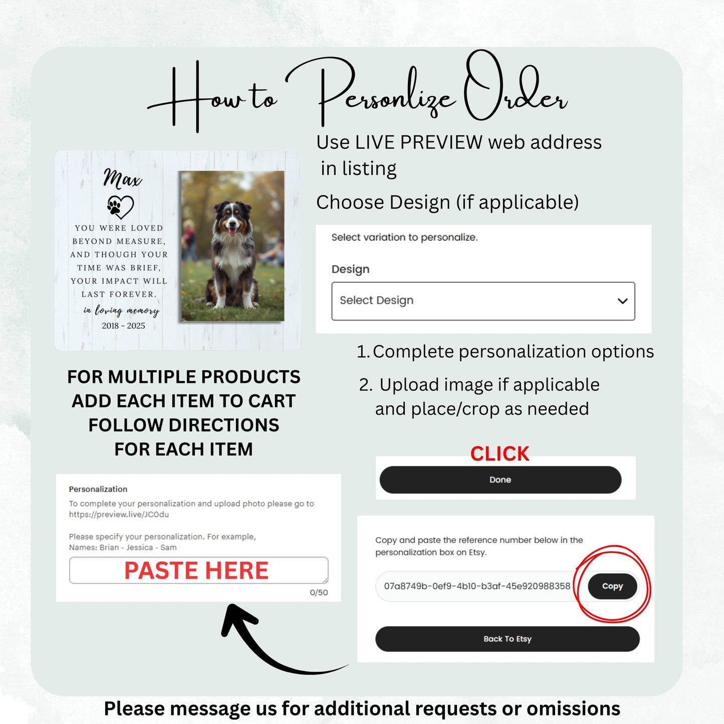 Pet Memorial - Dog Memorial Pet Loss Gifts - Dog Plaque - Vertical