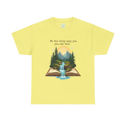 Enneagram 4 T-Shirt,  Be The Story Only You Can Tell, Inspirational Book Graphic T-Shirt, Enneagram 4, Individualist Tee, Self Growth, , Enneagram Type 4