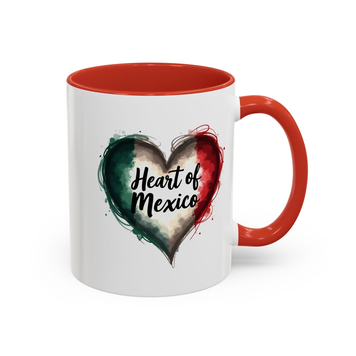 Heart of Mexico Coffee Mug, Hispanic Heritage Mug, Mexican Pride Gift, Immigrant Rights, Mexican Culture, Resistance Mug